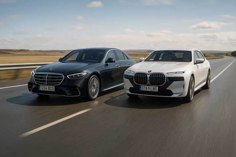 Mercedes-Benz Clase S 580e vs BMW Serie 7 750e: dos berlinas de representación PHEV enfrentadas en refinamiento y autonomía eléctrica Mercedes-Benz Clase S 580e vs BMW Serie 7 750e: dos berlinas de representación PHEV enfrentadas en refinamient